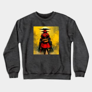 Brave Samurai Spirit Painting Crewneck Sweatshirt